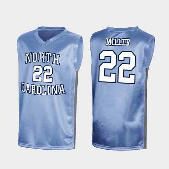 Men North Carolina Tar Heels Walker Miller Royal March Madness College Basketball Jersey